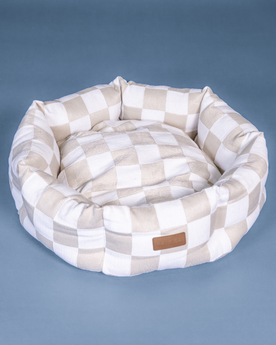 PAIKKA Check Bed Beige