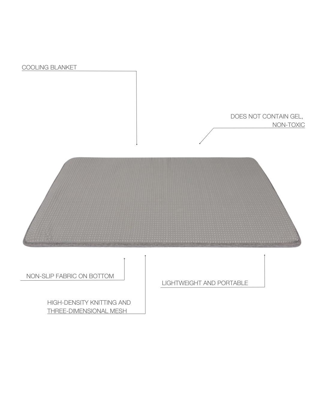 PAIKKA Cooling Blanket Grey