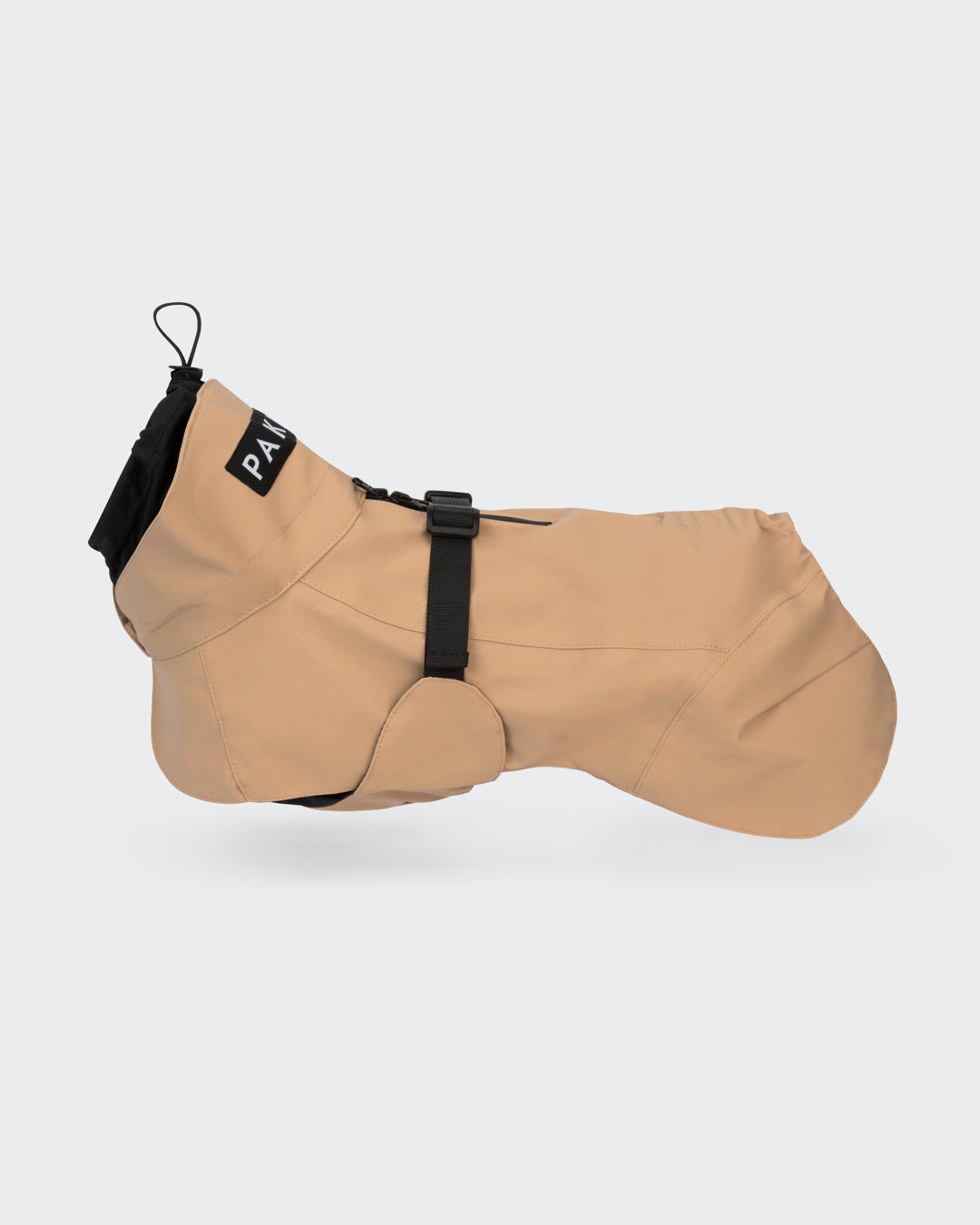 PAIKKA Visibility Raincoat Lite for Dogs Taupe