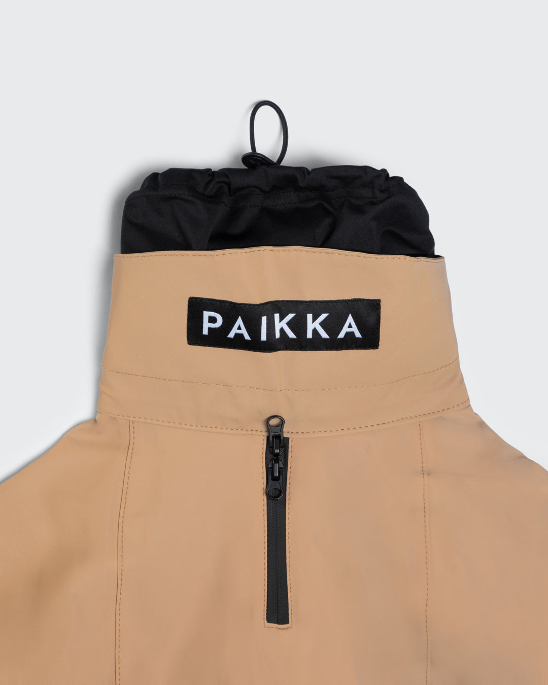 PAIKKA Visibility Raincoat Lite for Dogs Taupe
