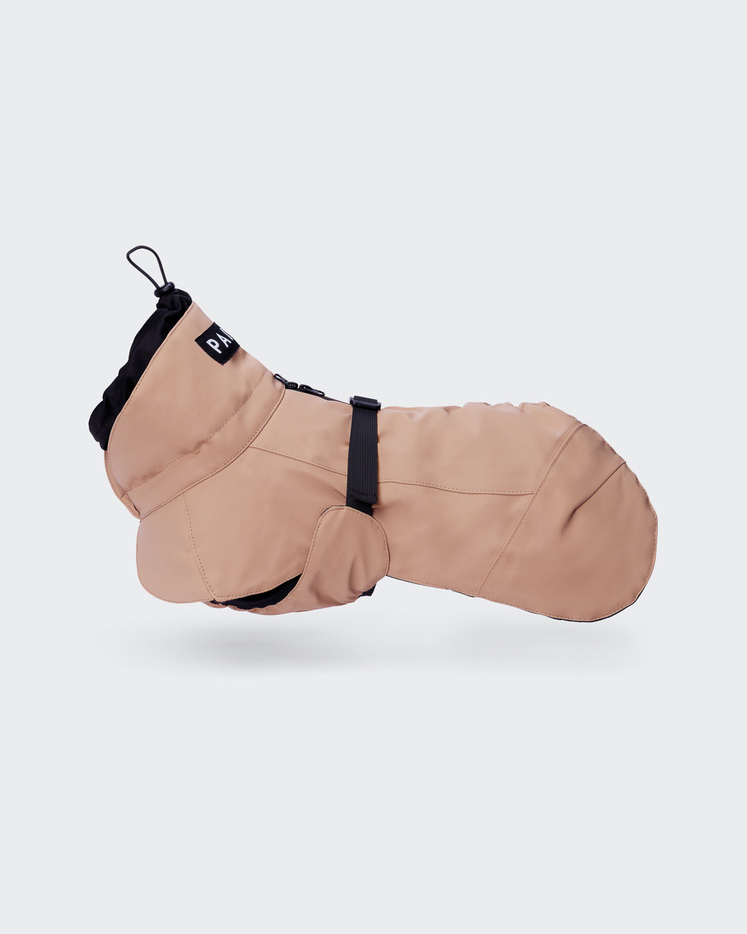 PAIKKA Visibility Winter Jacket Wool for Dogs Taupe