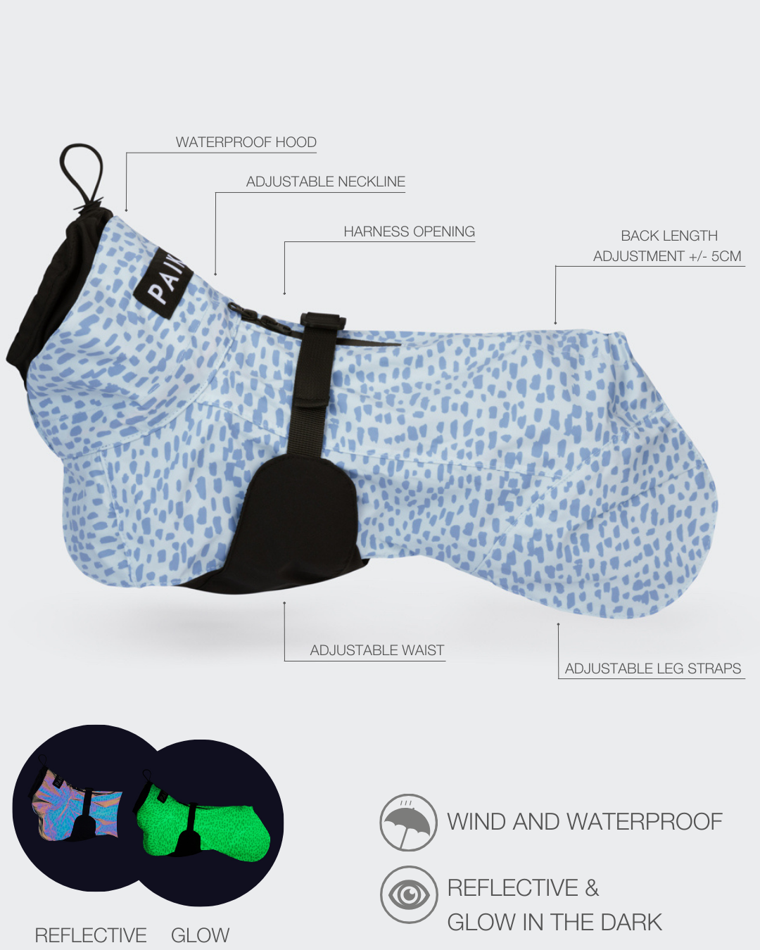 PAIKKA Raincoat 2.0 Baby Blue