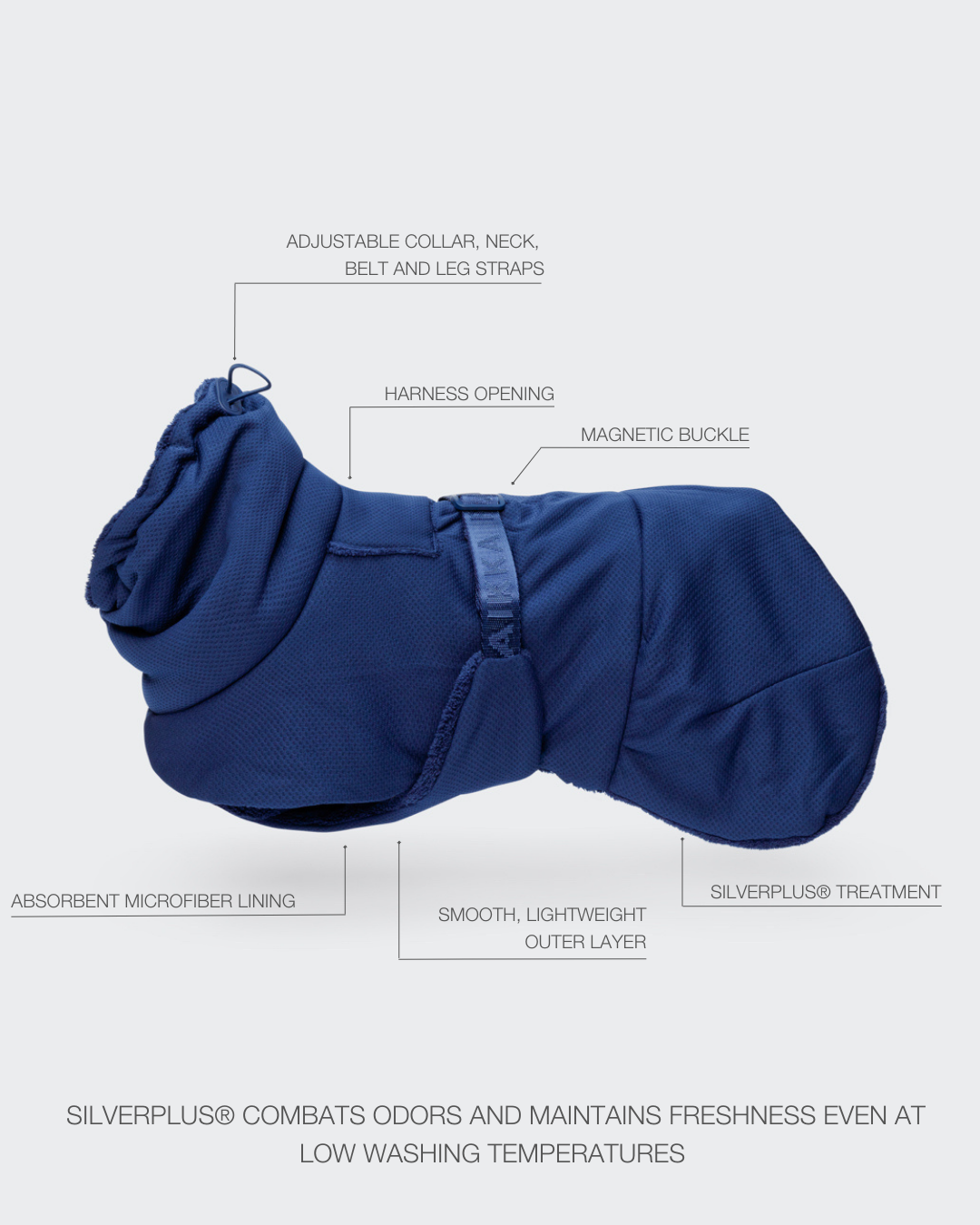 PAIKKA Drying Coat 2Go Navy