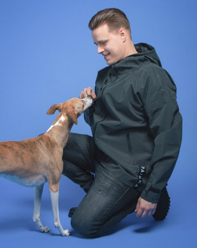 PAIKKA Human Visibility Raincoat Dark U