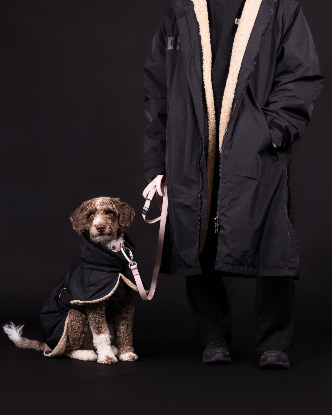 Kuura Winter jacket bundle for Dog & Human Black