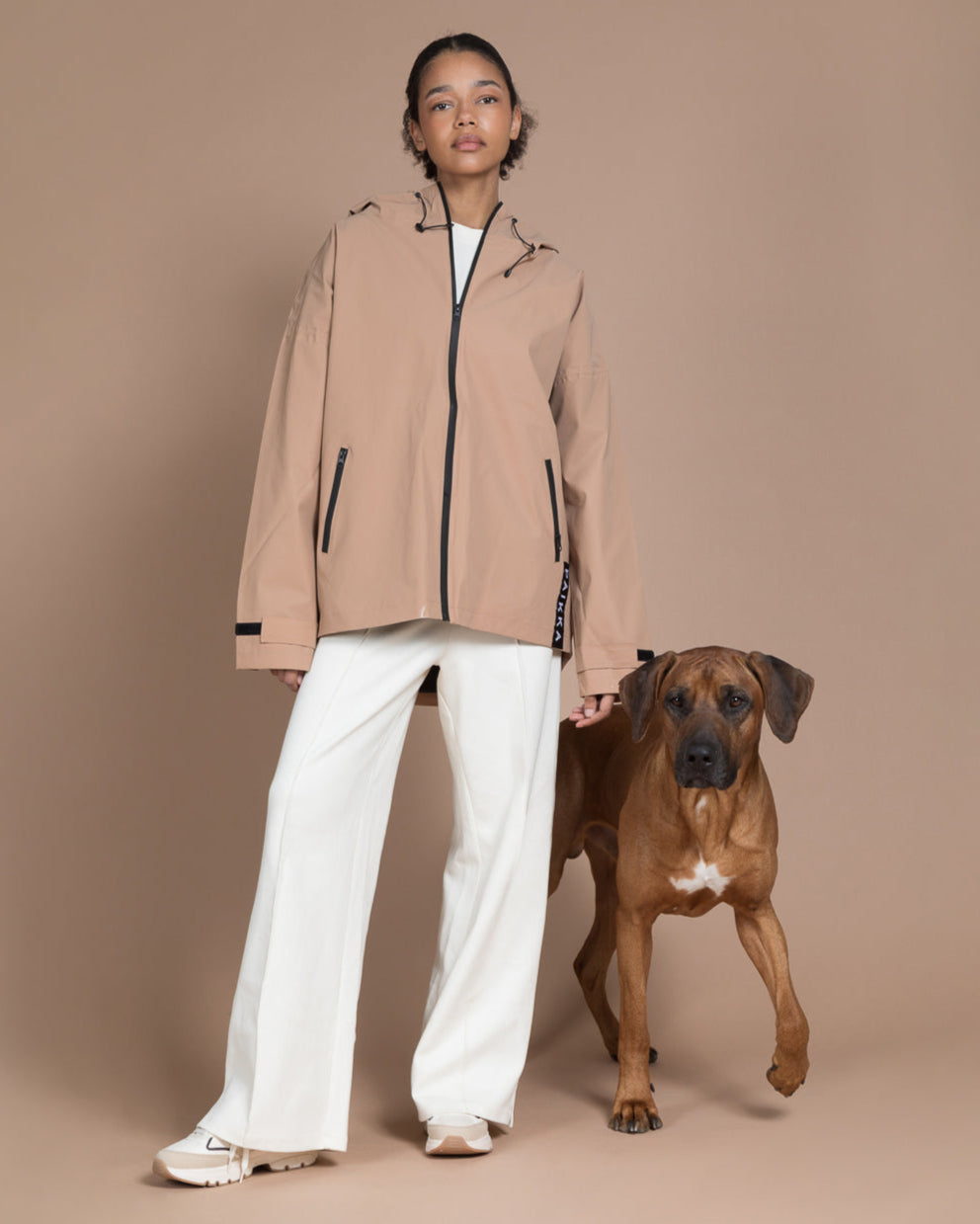 PAIKKA Human Raincoat Lite Taupe U