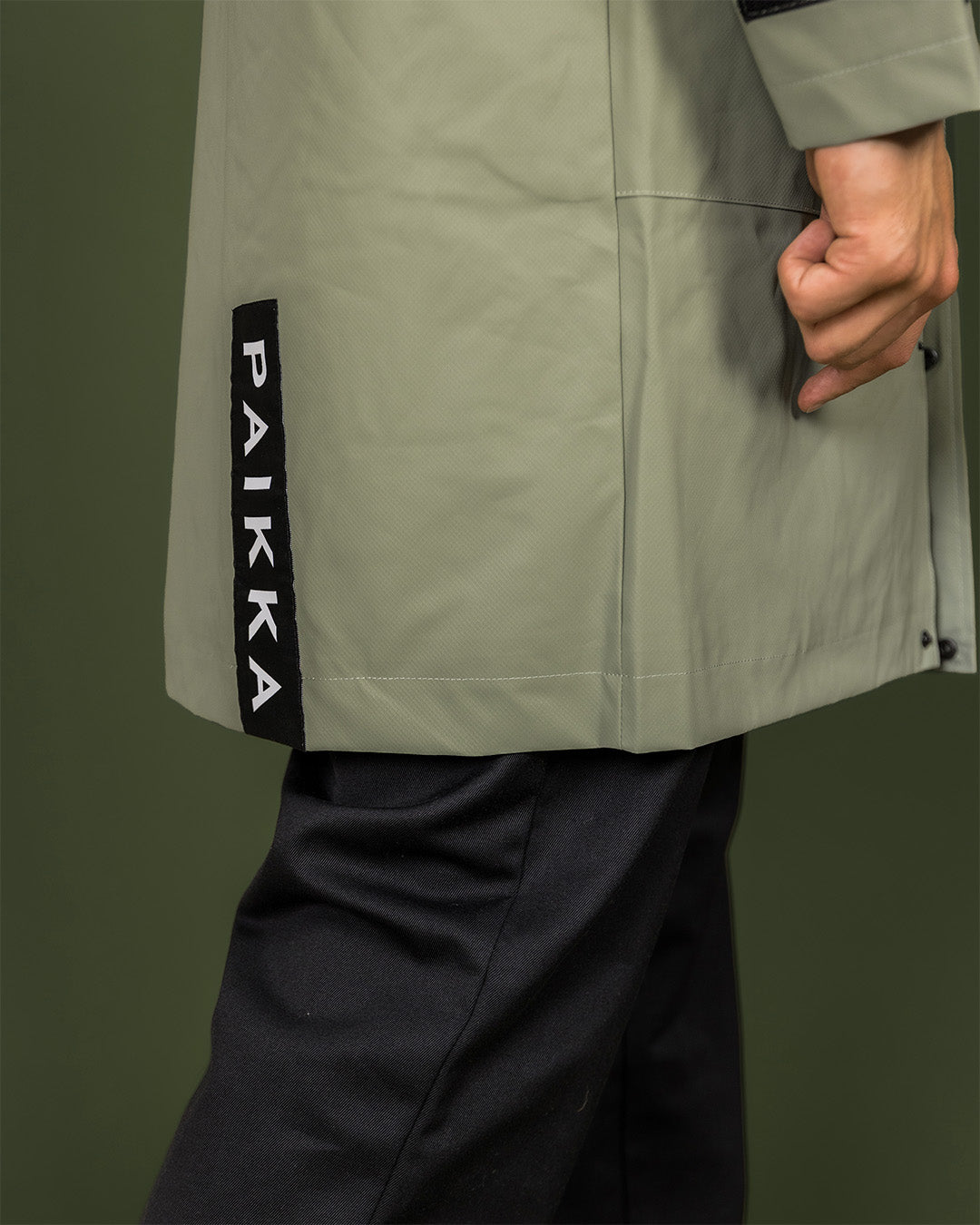 Human Raincoat SADE Olive