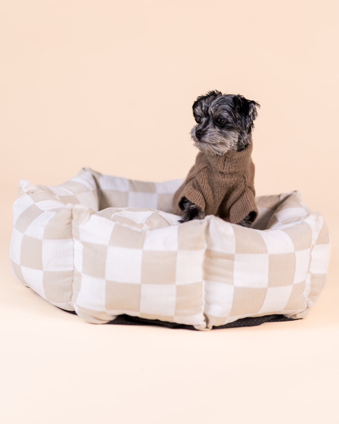 PAIKKA Check Bed Beige