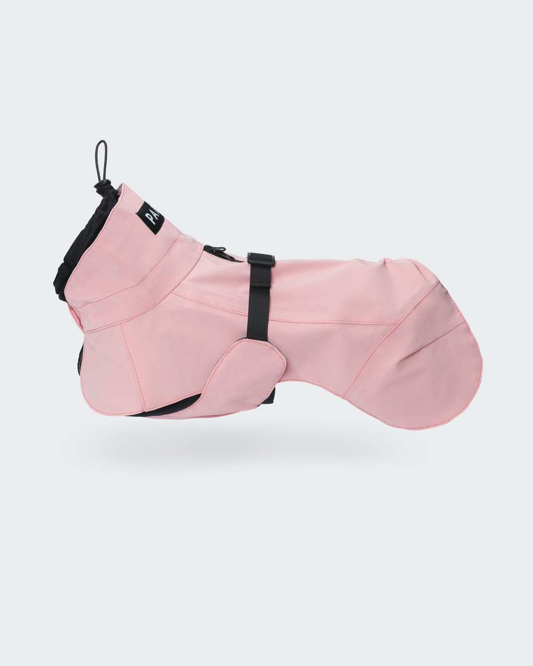 PAIKKA Visibility Raincoat Lite for Dogs Rose
