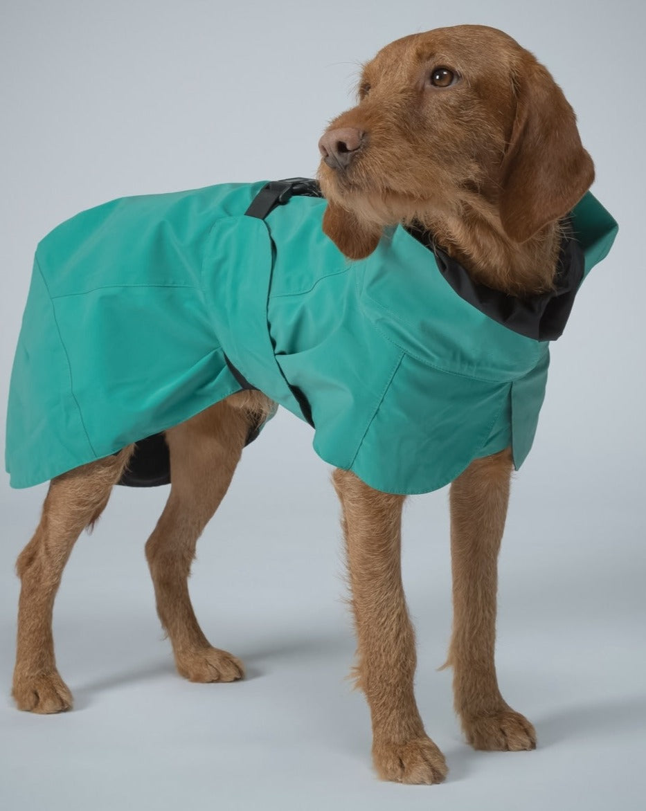 PAIKKA Visibility Raincoat Emerald