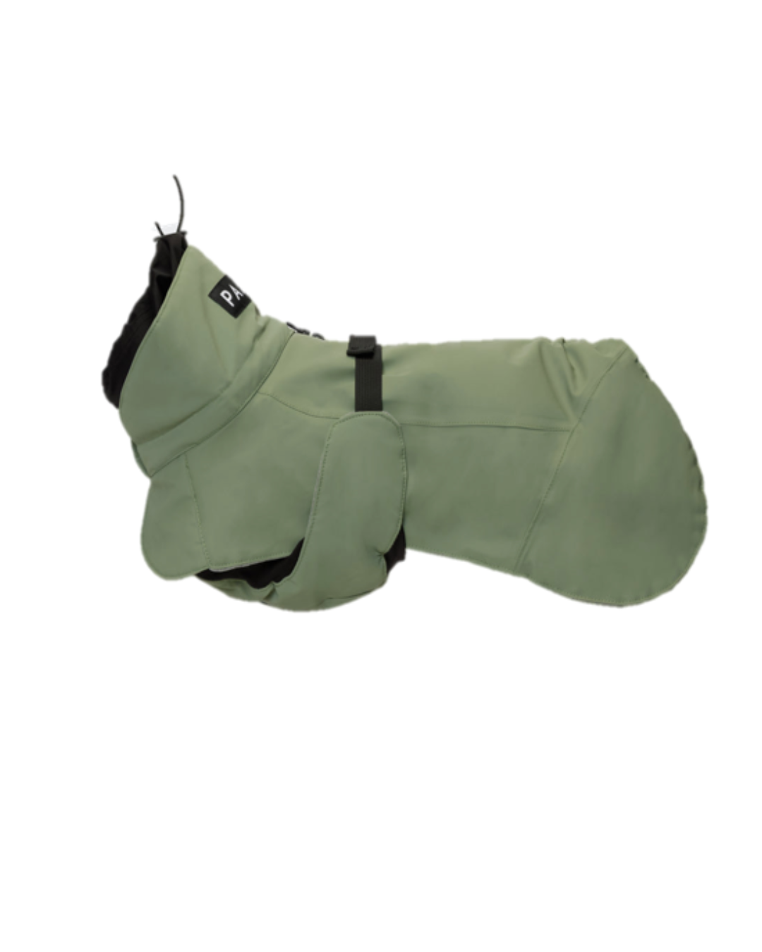 PAIKKA Visibility Hundewinterjacke Wool Grün