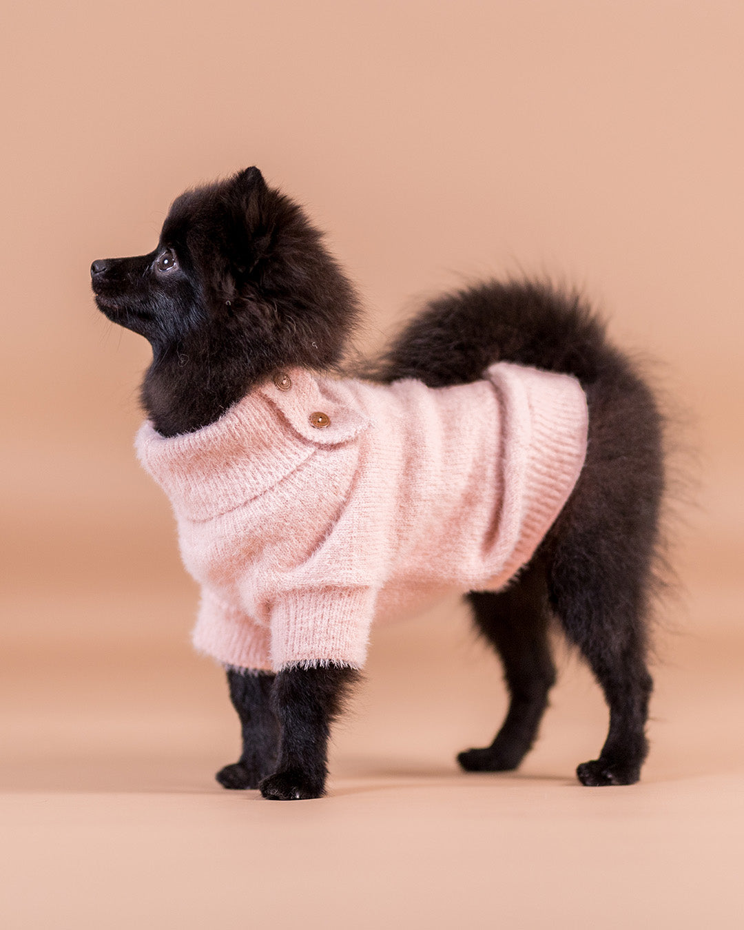 Furry Knit Sweater Pink NEW