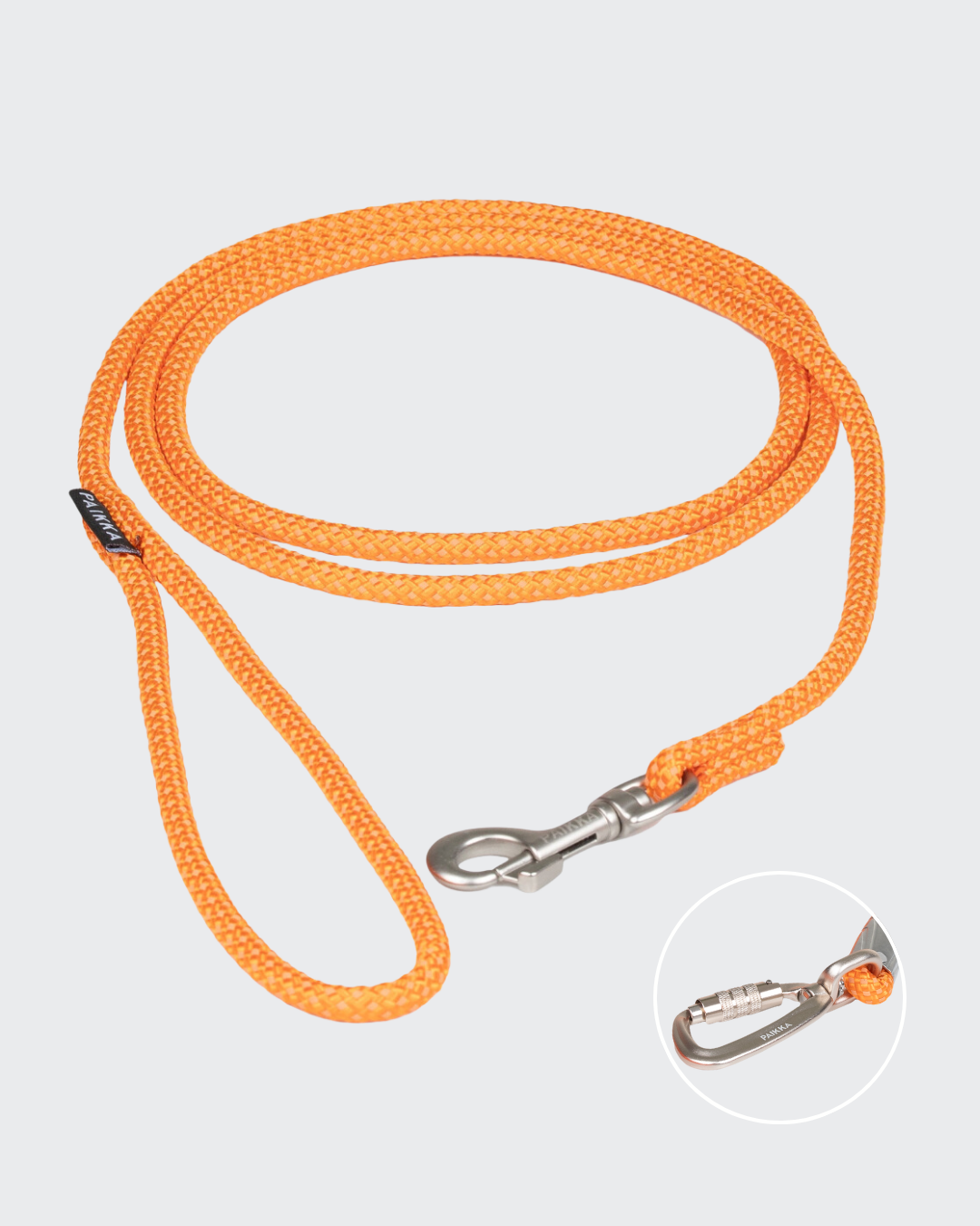 PAIKKA Visibility Rope Leash Orange