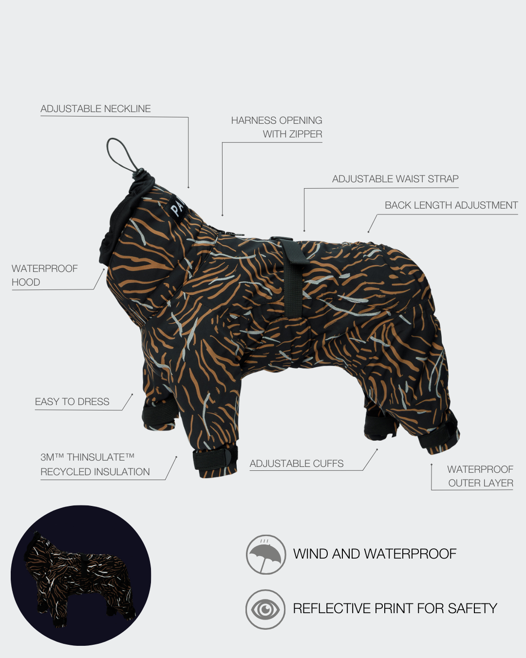 PAIKKA Winter Suit Coal