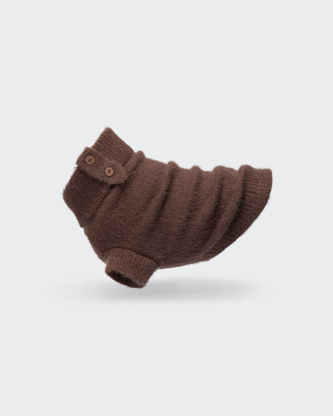 Furry Knit Sweater Choco NEW