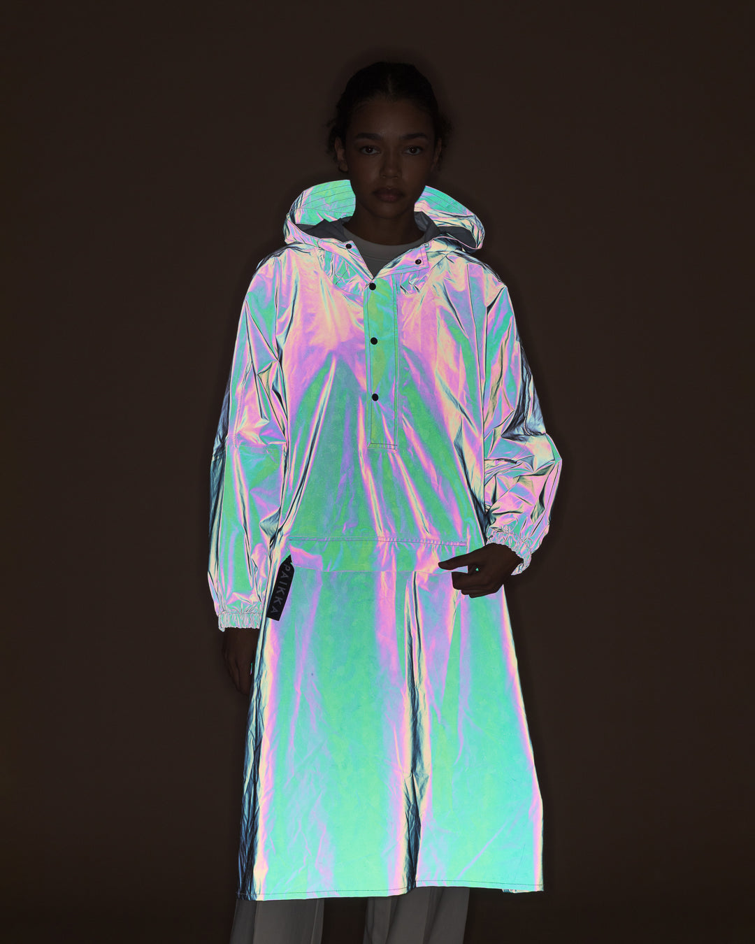 PAIKKA Human Rain Poncho Green Leo | Limited edition