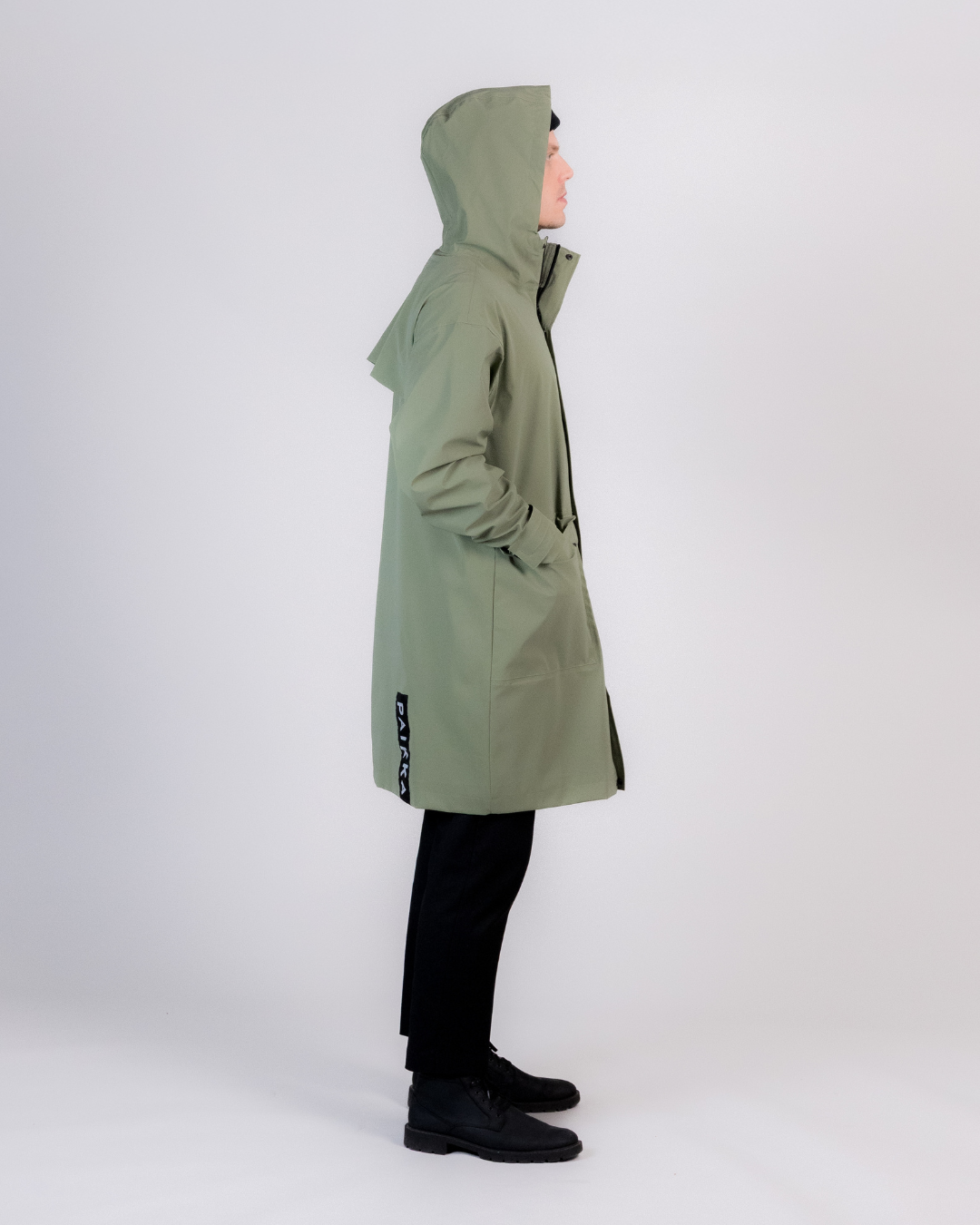 PAIKKA Human Regenmantel SADE Grün