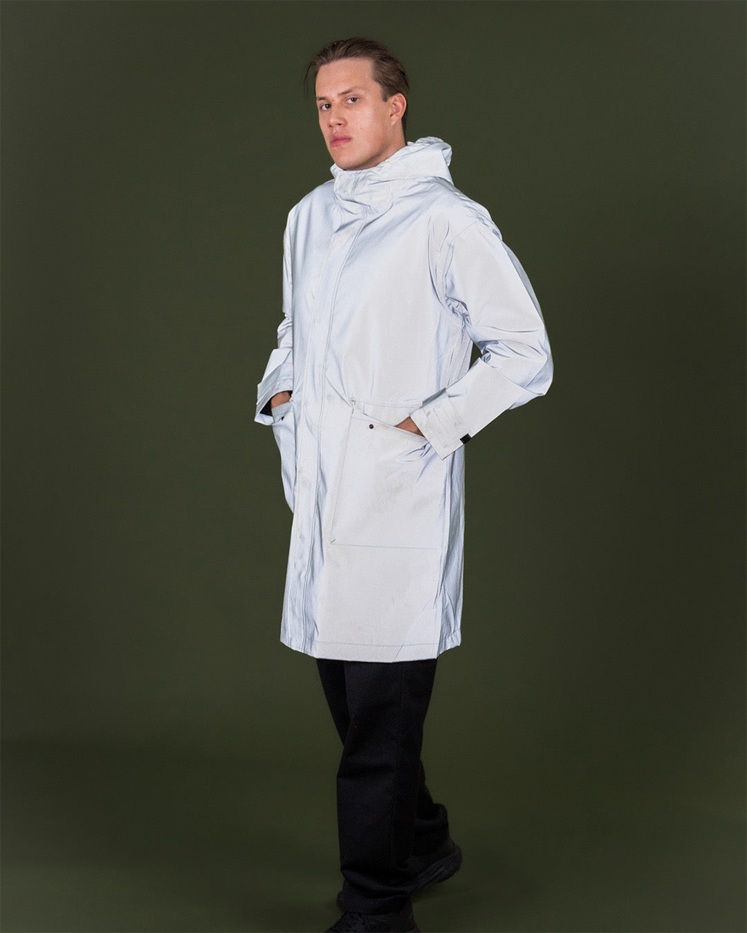 Human Raincoat SADE Olive
