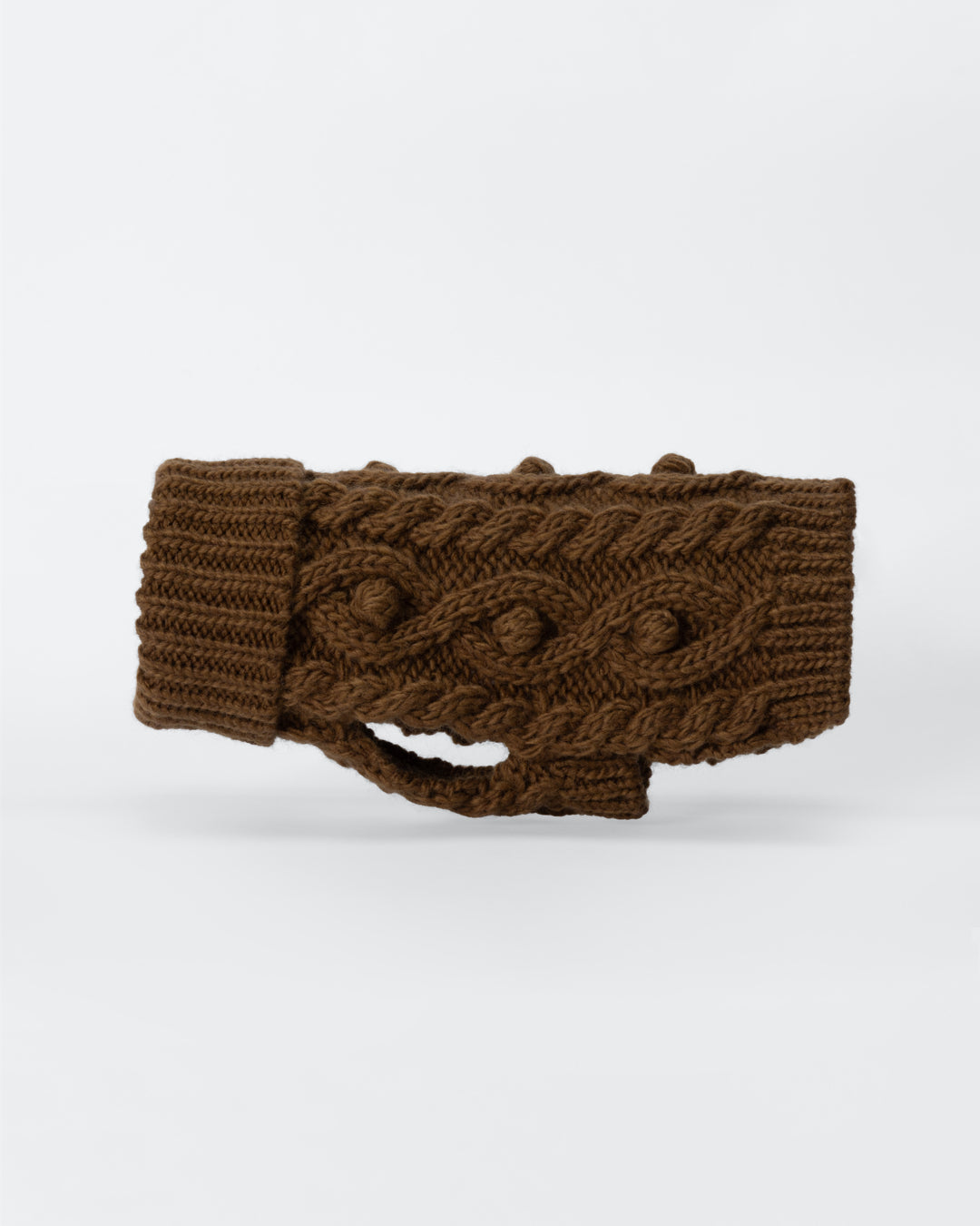 PAIKKA Pull Tricot Fait Main camel