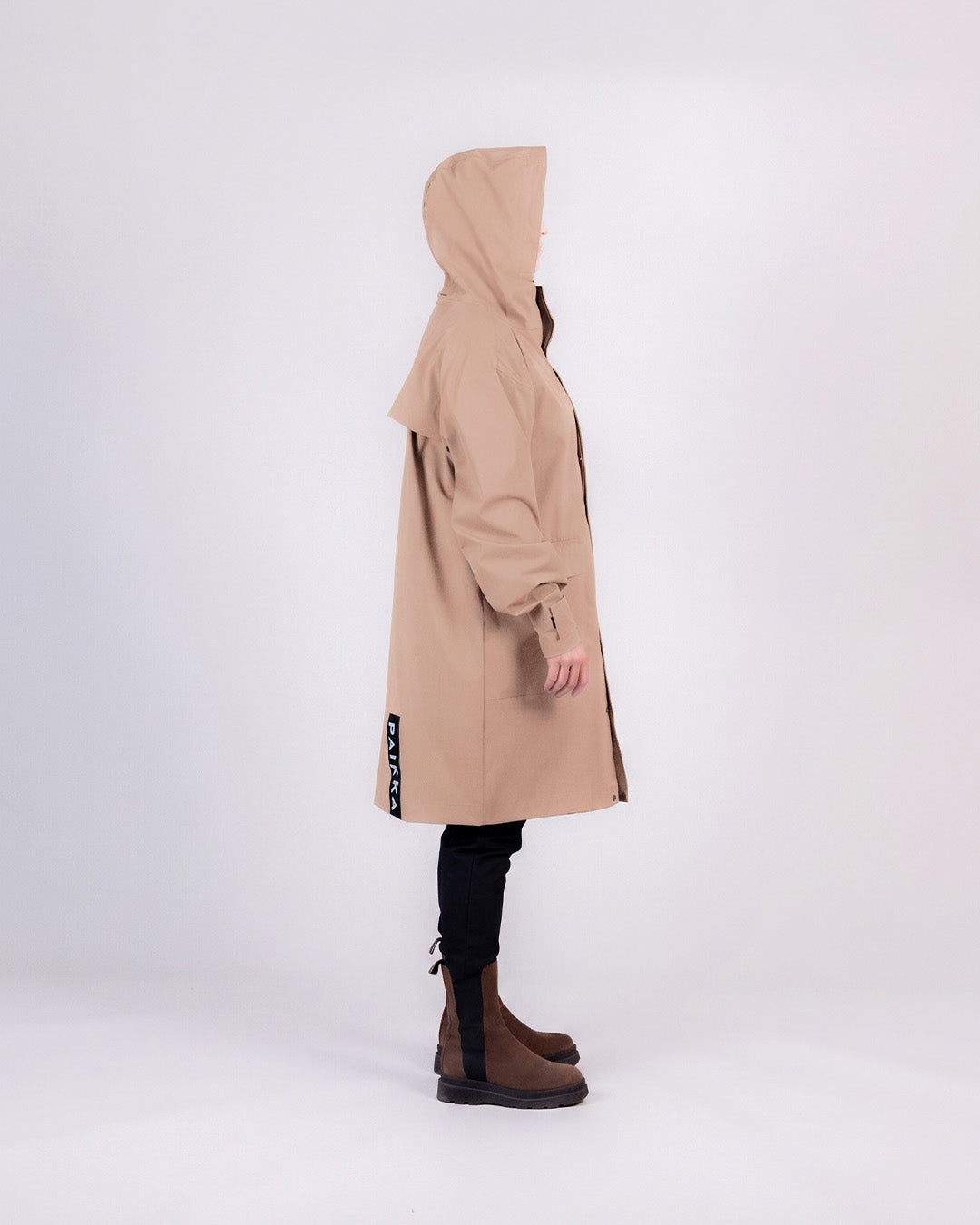 Human Raincoat SADE Taupe NEW