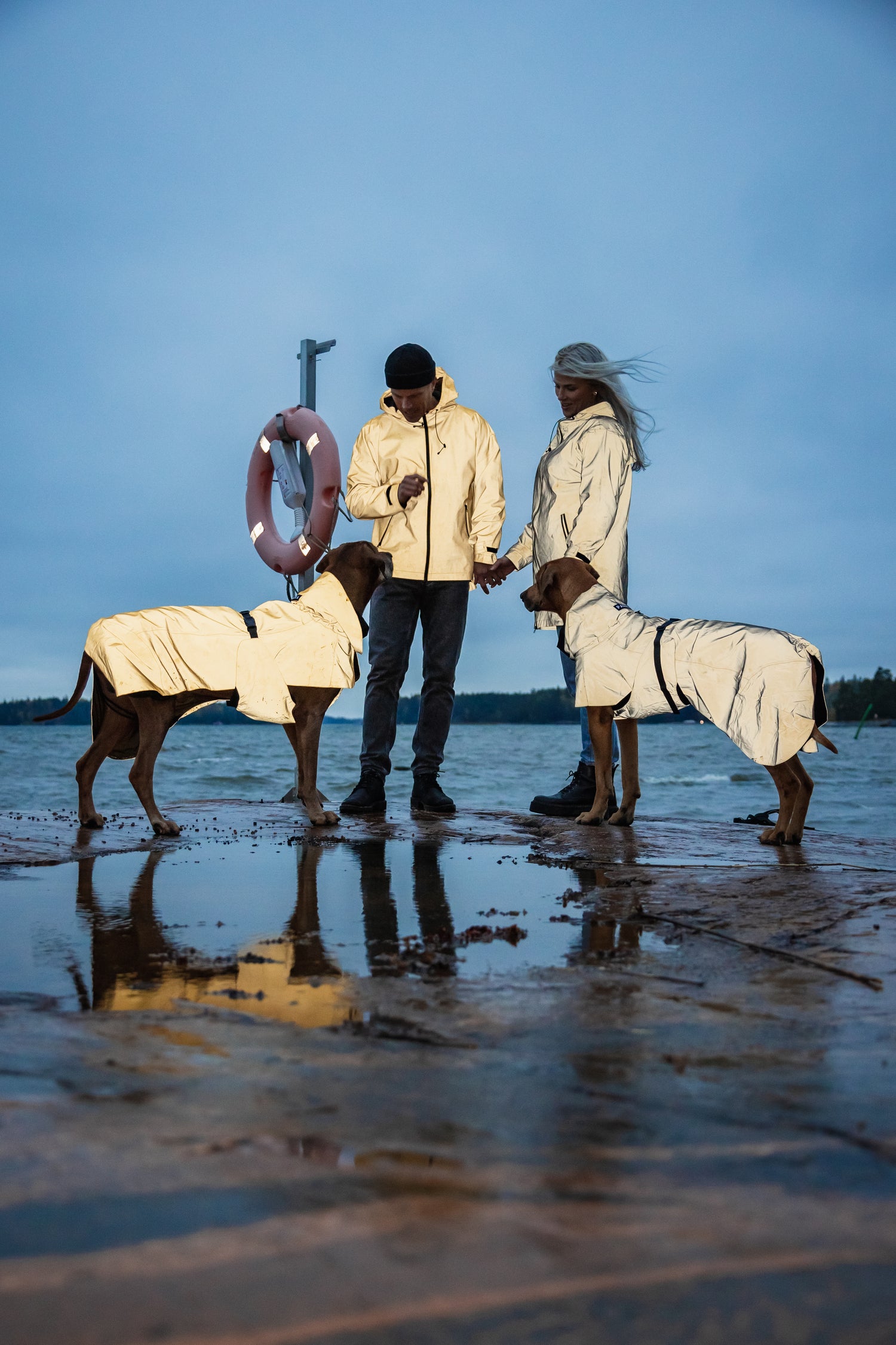 PAIKKA Imperméable Visibility pour humain Jaune