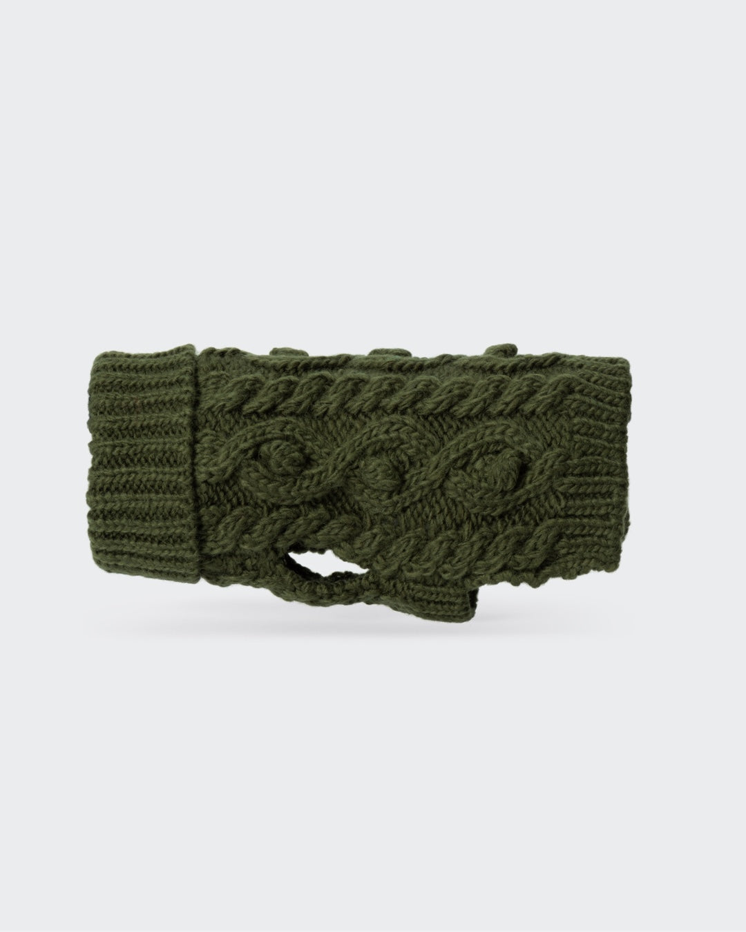 Handmade Knit Sweater Green for Dogs