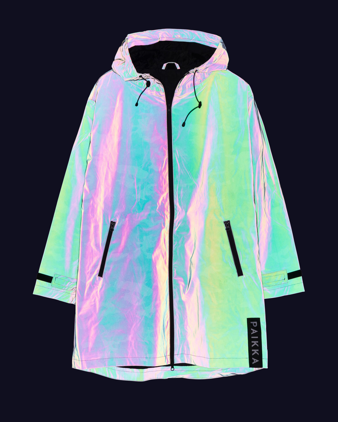 Iridescent sales raincoat womens