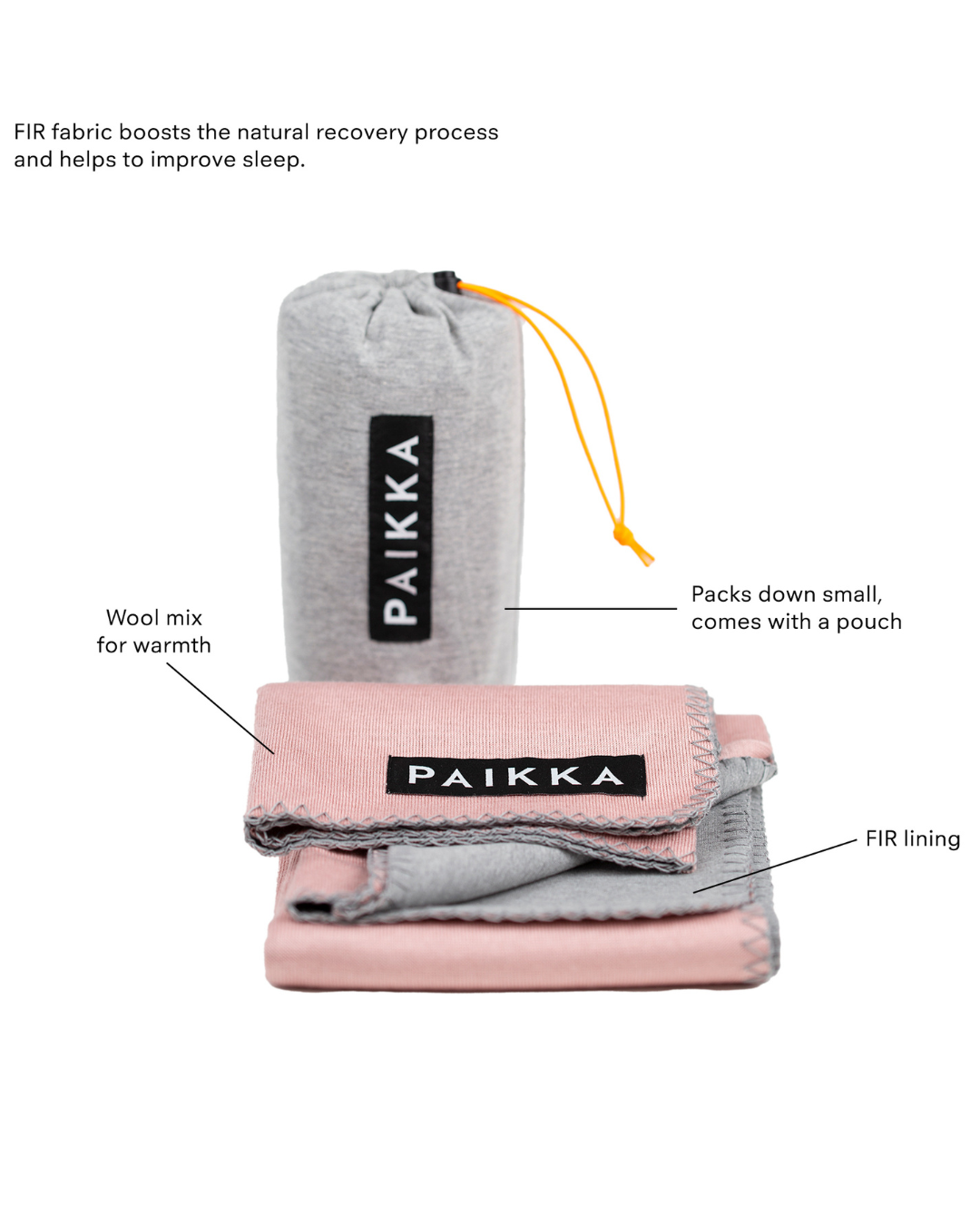 PAIKKA Recovery Blanket Pink