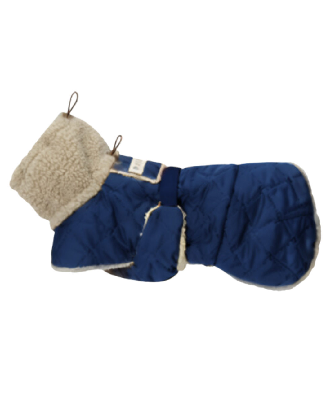 PAIKKA Quilted Sherpa Jacket Navy